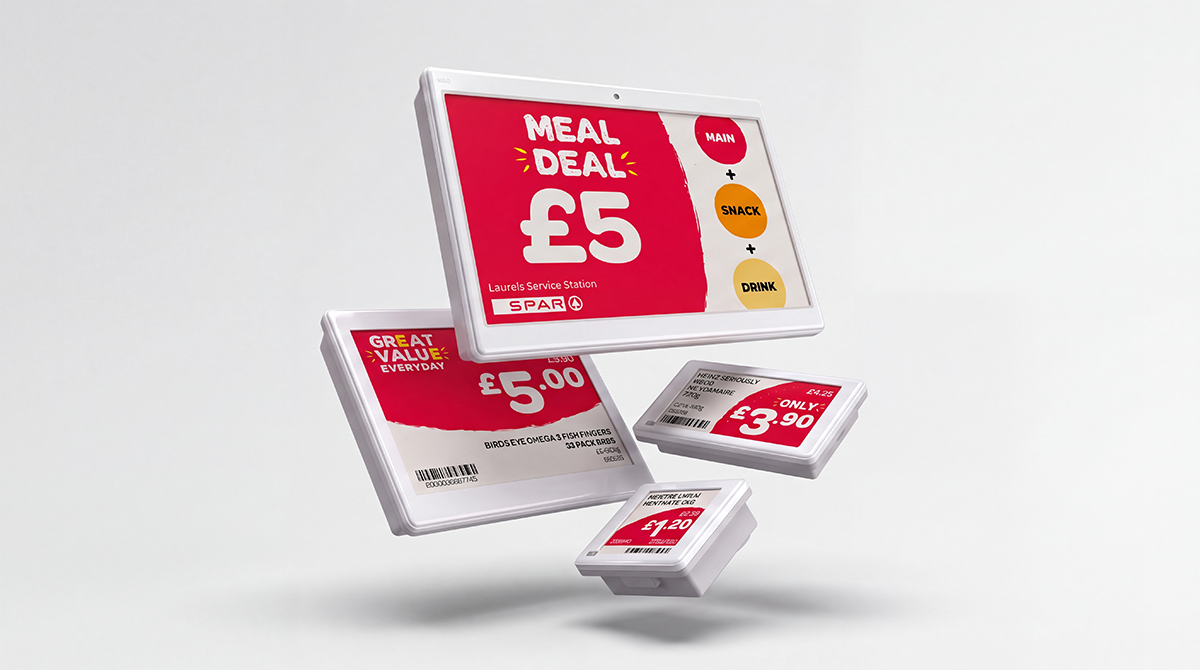 Spar Label Set X 4 No Design