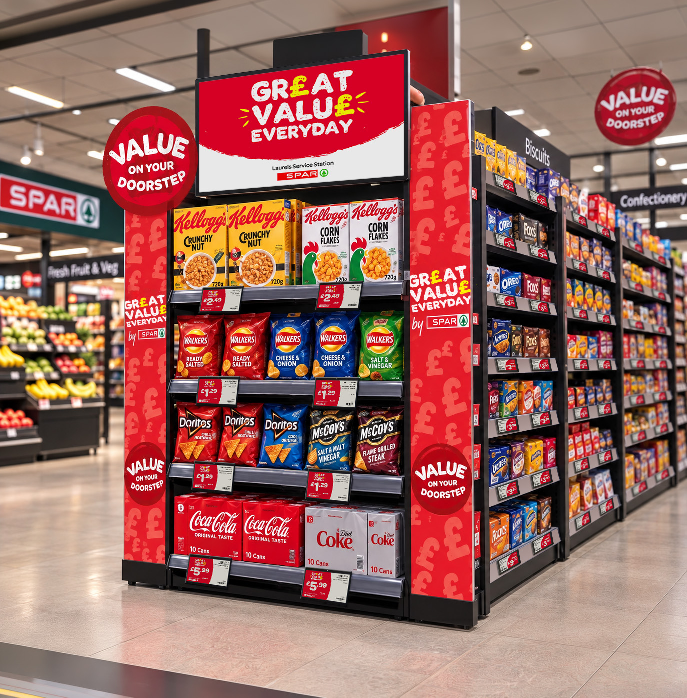 Spar End Aile Display